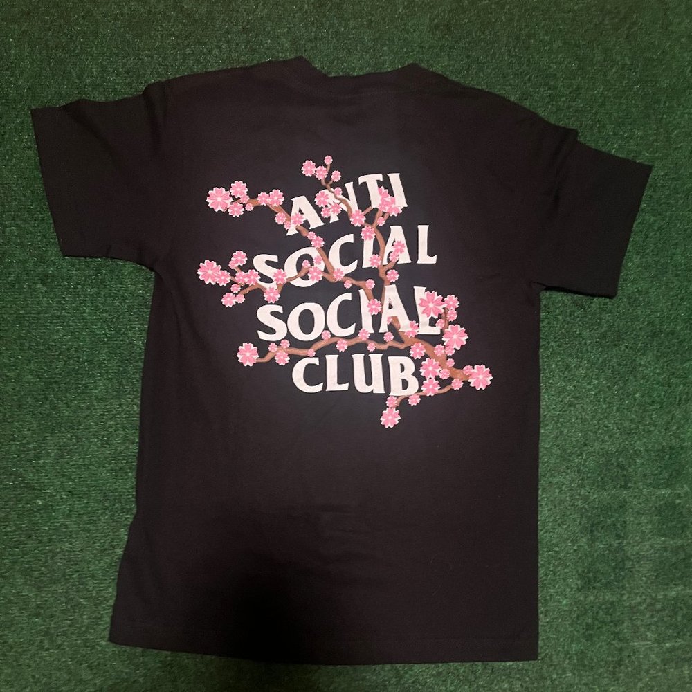 Anti Social Social Cherry Blossom Tee Size Small